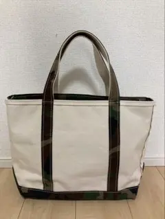 美品 USA製 L.L.Bean エルエルビーン トートバッグ カモフラ 迷彩
