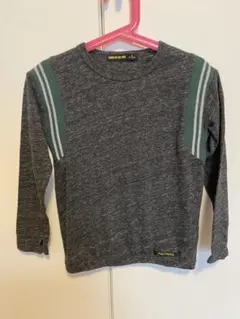 FINGER IN THE NOSE グレー 長袖カットソー 120㎝