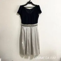 Comme ca ism バイカラー半袖ドレスのサムネイル