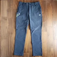 アディダス　パンツ　濃灰　黒　ゴルフ