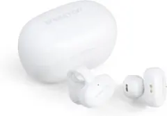 イヤーカフ型 イヤホン マイク 耳挟み式 ノイズキャンセリング 白 高音質