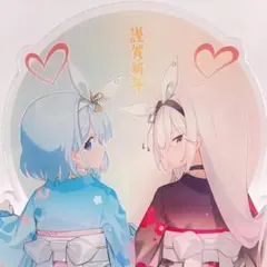 ブルーアーカイブ アロナ&プラナ アクリルホログラム色紙 ブルアカ