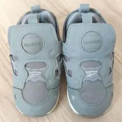 Reebok リーボック キッズ スニーカー 12cm グレー ベビーシューズ