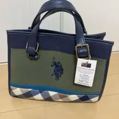 新品 ポロ バッグ 2way POLO ポロアッスン チェック柄 期間限定値下げ