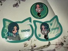 イナズマイレブン まねきねこコラボ 缶バッジB 笹波雲明＋月影蓮