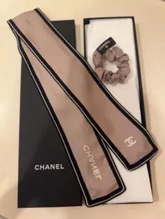 シャネル CHANEL ヘアアクセサリー シルクシュシュ シルクスカーフセット