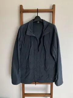 【希少】EddieBauerコットンナイロンケープジャケット スレートブルー L