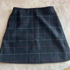 UNIQLO ウールブレンド台形ミニスカート