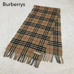 Burberrys 白タグ カシミヤ100% マフラー ノバチェック 英国製 - メルカリ