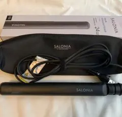 SALONIA ストレートヘアアイロン  ブラック24mm