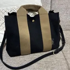 VIOLAd'ORO ショルダーバッグ 黒と茶色　M