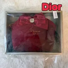 未使用☆ DIOR ポーチ リボン ドット ストライプ - メルカリ