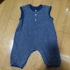 UNIQLO ボーダーロンパース 70cm