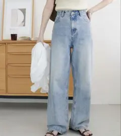 Discoat USコットンデニムストレートパンツのサムネイル