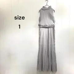 シフォンプリーツフレアワンピース ロングドレス 結婚式 二次会 フォーマル 上品