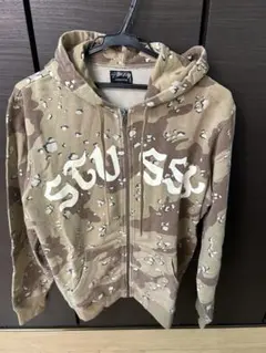 STUSSY カモフラ ジップパーカー 2026年最新】stussy ジップパーカー 迷彩の人気アイテム - メルカリ