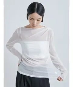 新品・未使用品♡MIESROHE ミースロエ　アシンメトリーギャザーＴＯＰＳのサムネイル