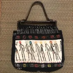 インドネシア ビーズ刺繍バッグ