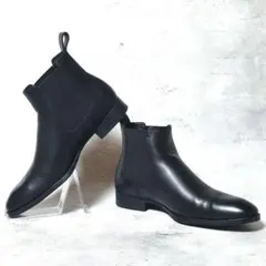 【人気定番デザイン】 未使用級 ZARA【41】サイドゴアブーツ 黒