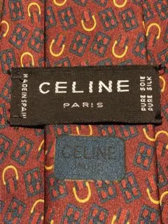 【CELINE】美品　ネクタイ　可愛い総柄