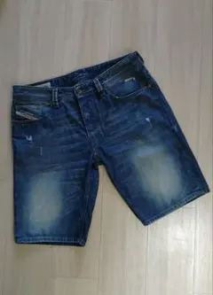 極美品‼️DIESEL ディーゼル W31 ダメージデニムハーフパンツ