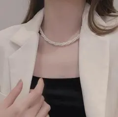 ネックレス パール シンプル 卒業 入学 結婚式 フォーマル 高見え ホワイト