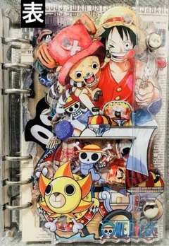 ワンピース A6シャカシャカバインダー シール帳 リフィル付き