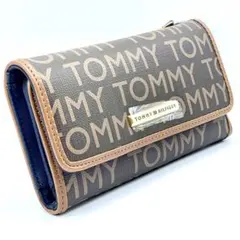 TOMMY HILFIGER 長財布 三つ折り ウォレット 大容量 収納多 TH