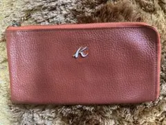 美品　キタムラ 長財布 オレンジ色のサムネイル