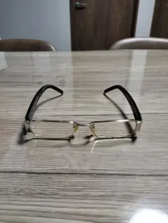 ドルガバゴールド ブラック 長方形 メガネ
