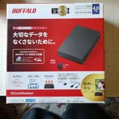バルク HD-LD4.0U3-BKA 新品　外付けHDD　4TB　BUFFALO HD-LX4.0U3D BUFFALO /据え置き型] [4TB ブラック USB-A接続 外付けHDD 外付けハードディスク・ドライブ