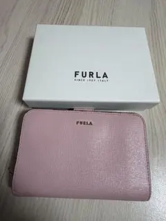 FURLA フルラ 長財布 ピンク 箱付き 付属品完備 角スレあり