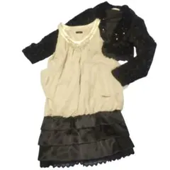 axes femme ドレス M ボレロ付き パール 結婚式