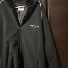 SUNDAY SKATE CLUB ブラックジャケット　トレナー　黒