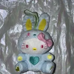 マクドナルド ハッピーセット 2011 ハローキティ ぬいぐるみ 水色