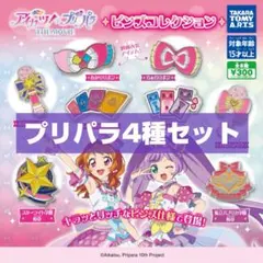 アイカツ! × プリパラ THE MOVIE ピンズコレクション プリパラ4種