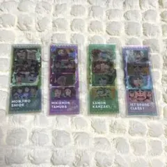 忍たま　フォトグレイステッカー　潮江文次郎　会計委員セット