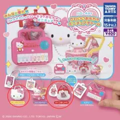 ハローキティ かわいいおもちゃ ミニチュアチャーム 2種セット