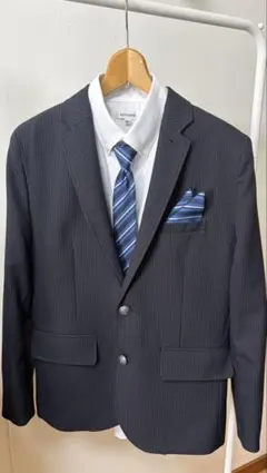 卒業式 入学式 男の子 スーツ ネイビー 165 5点セット