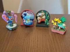【4体セット】ポケモン リーメント 盆栽シリーズ2点 ＆ 和の窓2点