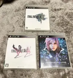 【美品】 プレステ3 ファイナルファンタジーXⅢ 3部作 3本セット