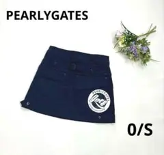 PEARLY GATES ネイビースカート 0/S