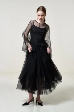 THE TOE CALLA DRESS GRAY/Sサイズ - メルカリ