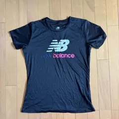 ニューバランス　Tシャツ 黒　ランニング　Mサイズ