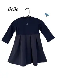 BeBeべべ 【美品】フォーマルワンピース ネイビー　90