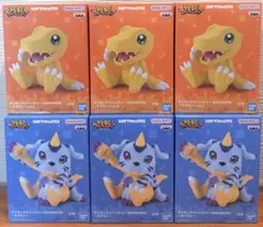 デジモン SOFVIMATES アグモン ガブモン フィギュア 6体セットのサムネイル