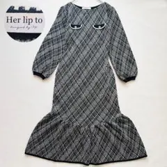 2026年最新】plaid jacquard knit dress her lipの人気アイテム - メルカリ
