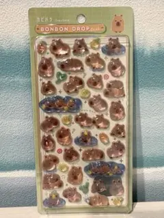 正規品 BONBON DROP ボンボンドロップシール カピバラ　平成レトロ