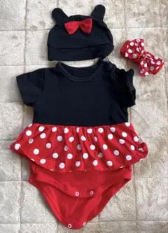 ミニーちゃんなりきりロンパース　80cm