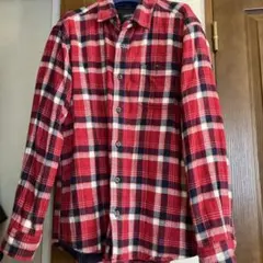 【50円値下げ！】赤チェックシャツ　トップス　エディバウアー